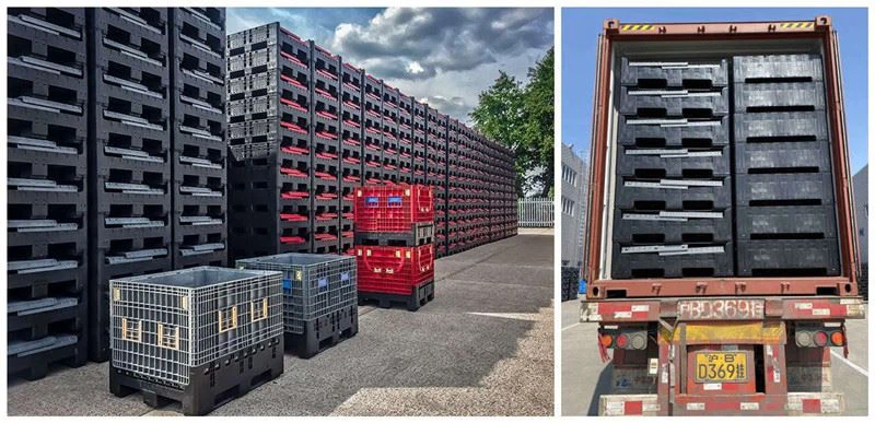 large foldable pallet box