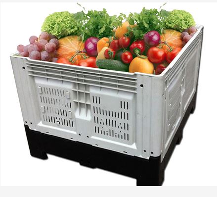 Delikli plastik palletli konteyner