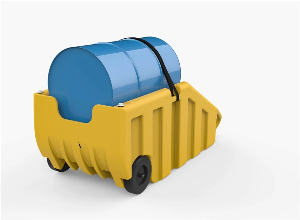 Industrial 200L Drum Dolly With Sump Manufacturer