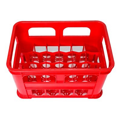 Heavy Duty qizil plastik pivo qutisini ushlab turadi