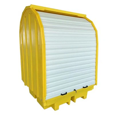 Polietilen o'ralgan eshik baraban ombori - 4 baraban